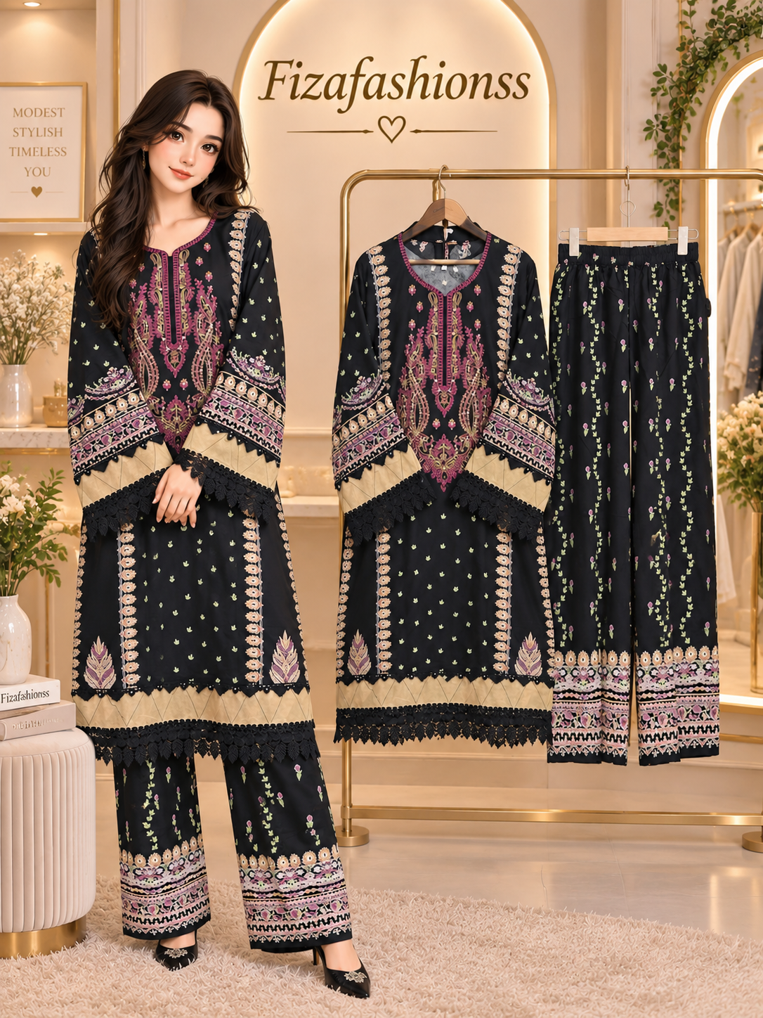 184 Pakistani printed suits