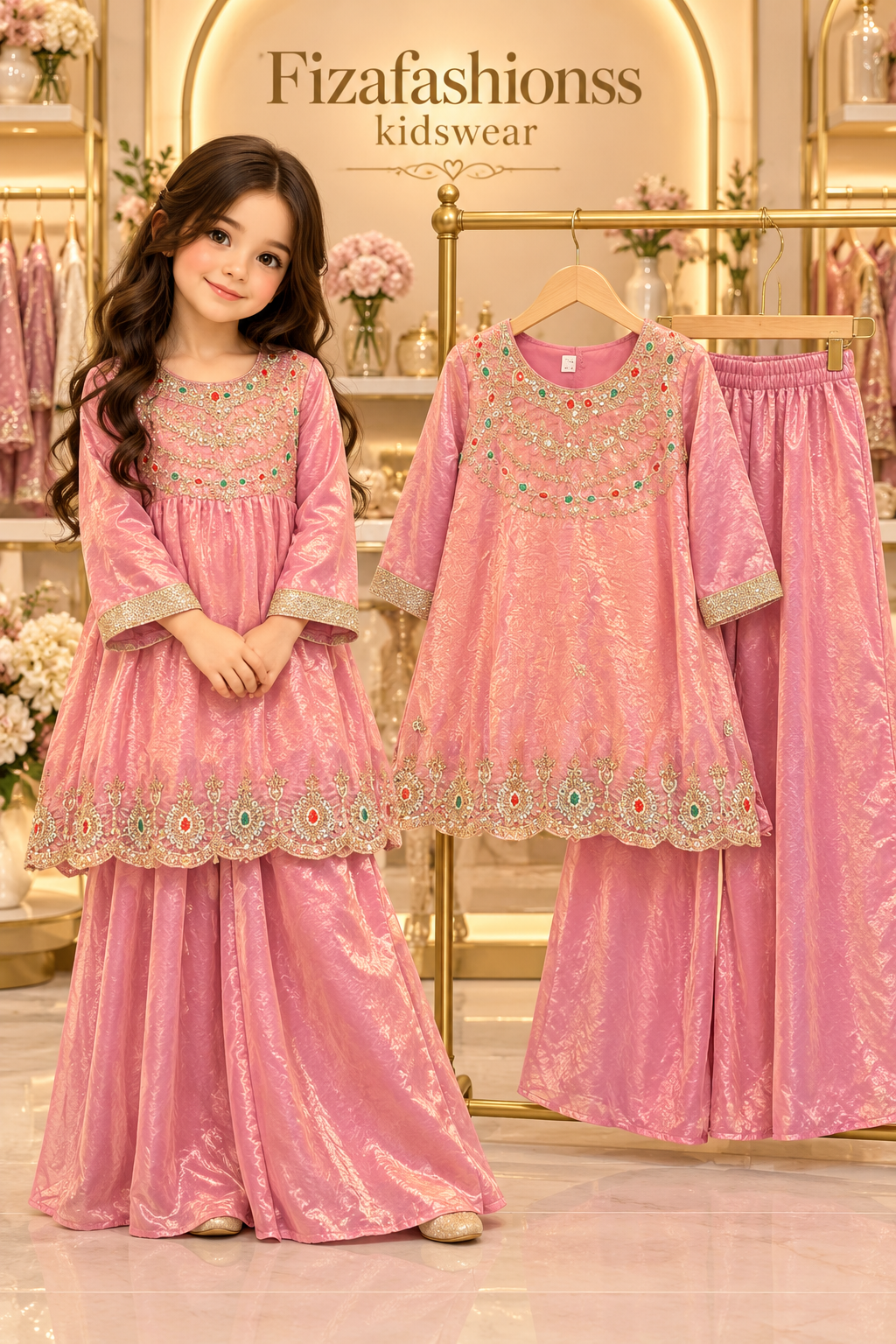 240 Kundan work dress