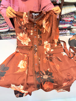 Red floral