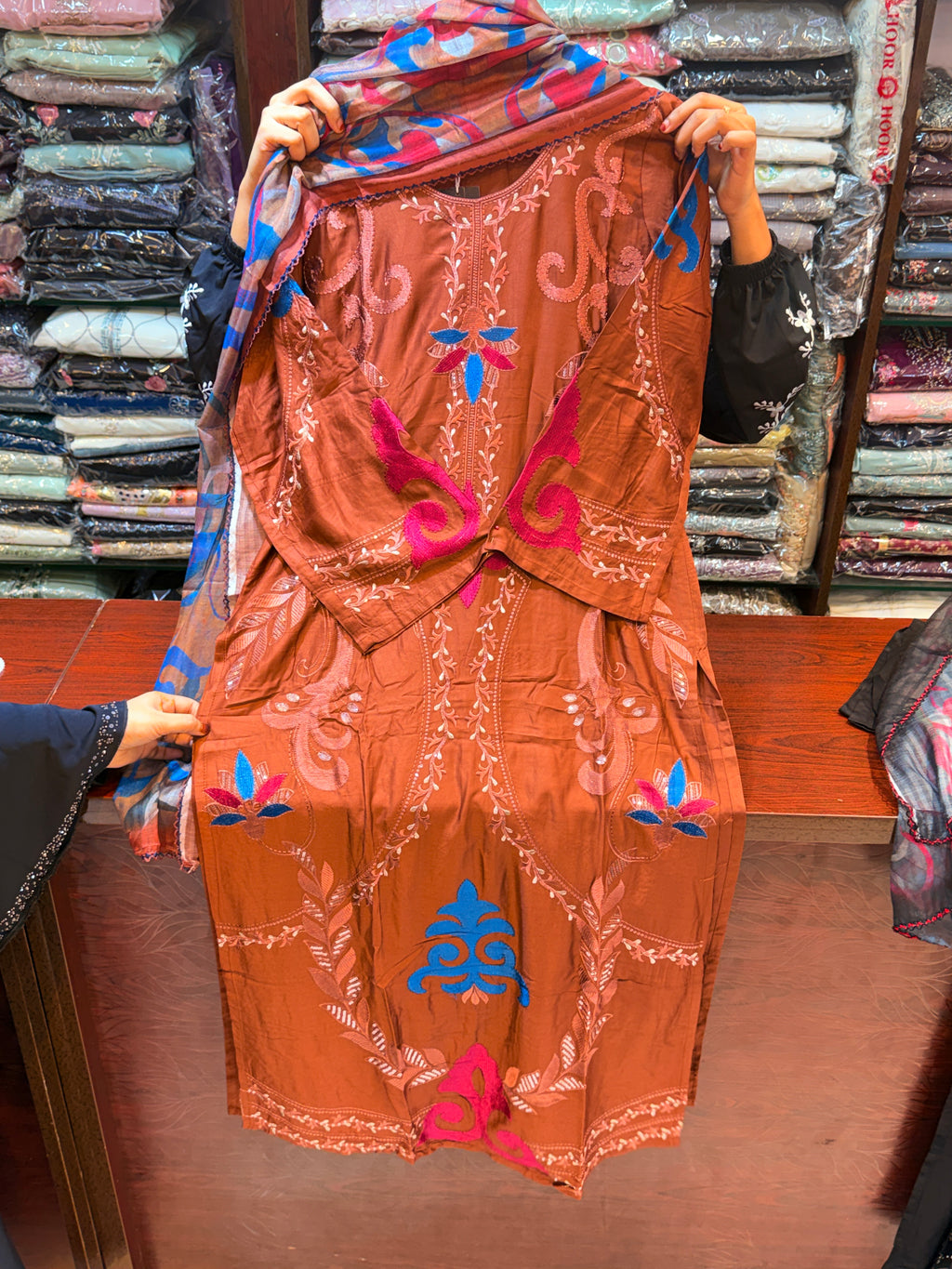 037 long kaftan dress
