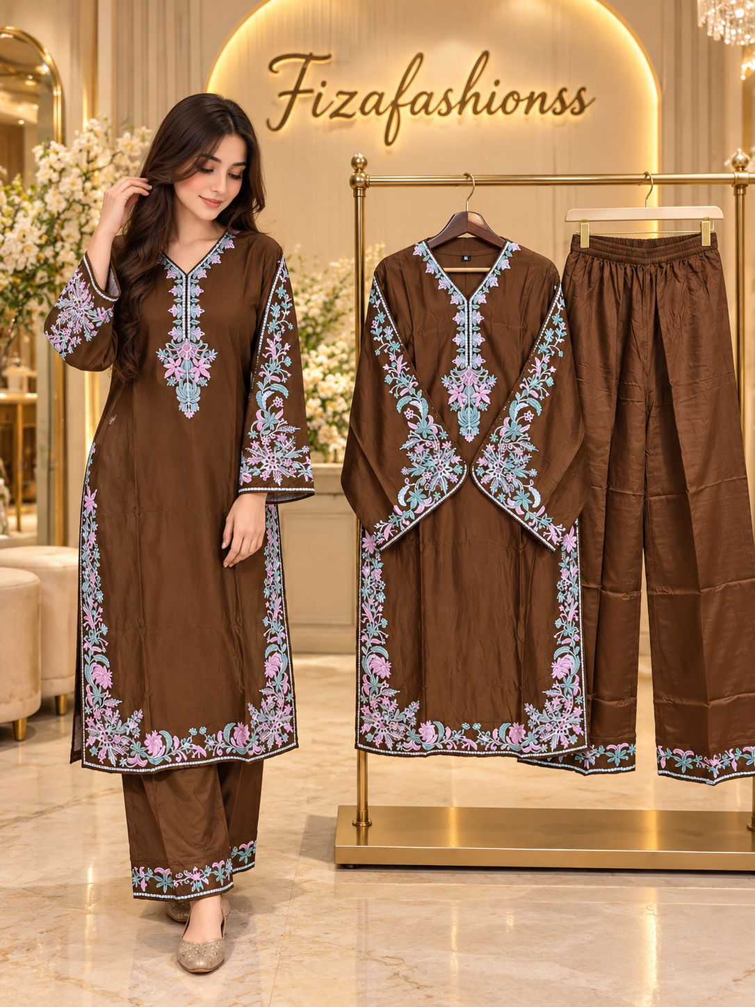 225 Embroidered suits