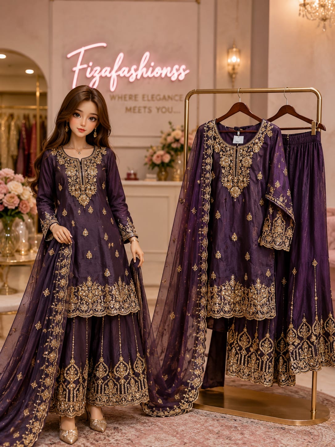 125 bridal sharara
