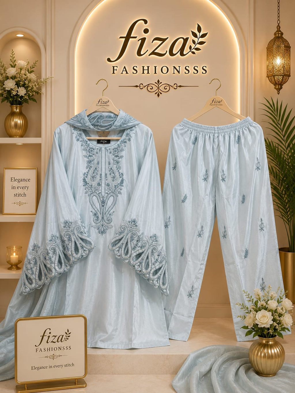 056 Broad Bell sleeves suits