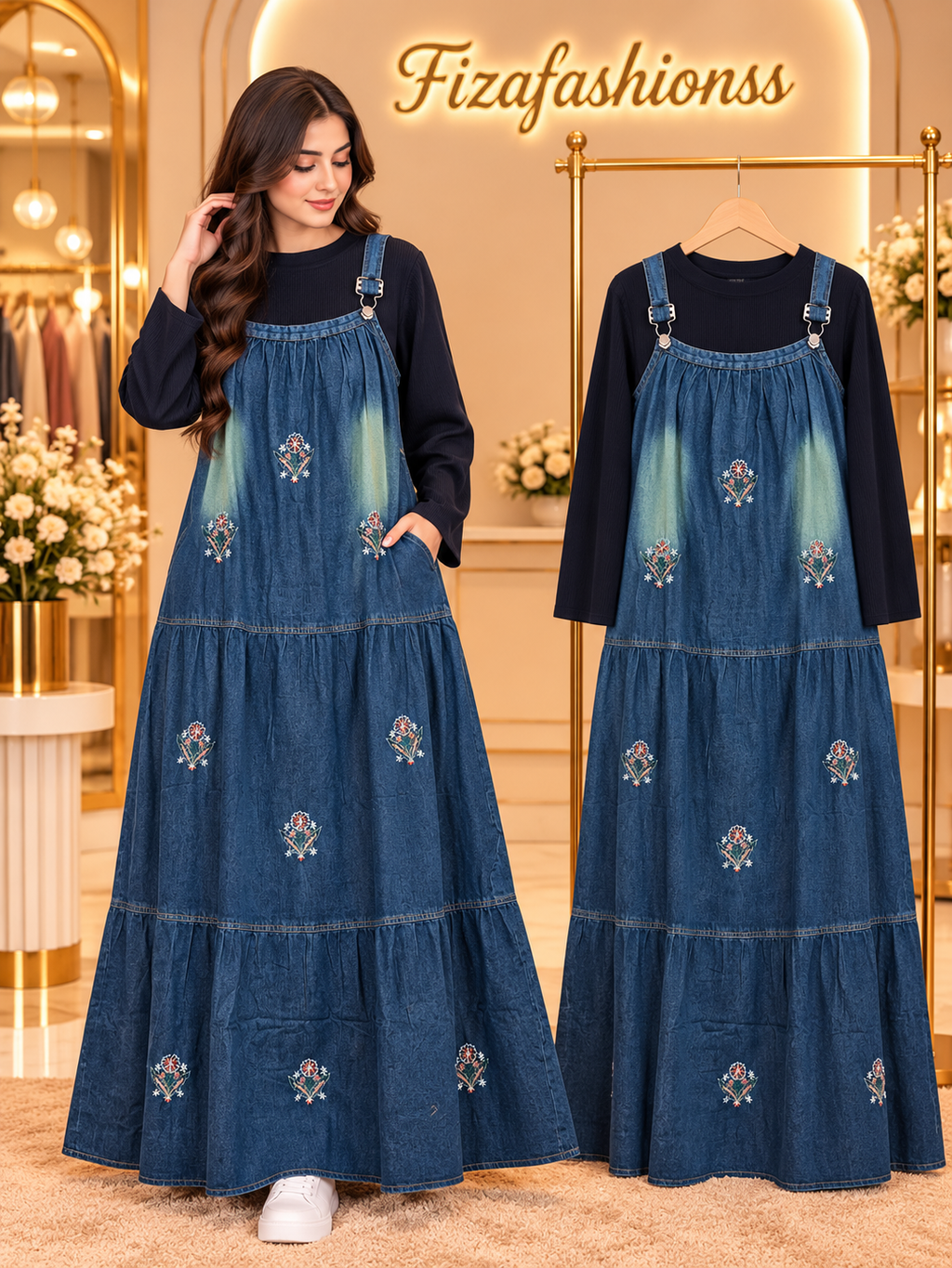265 Imported denim gowns