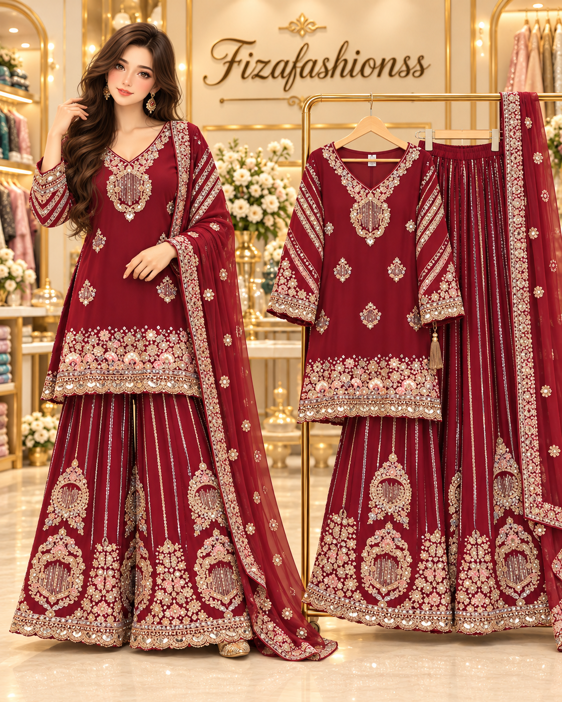 255 Wedding sharara