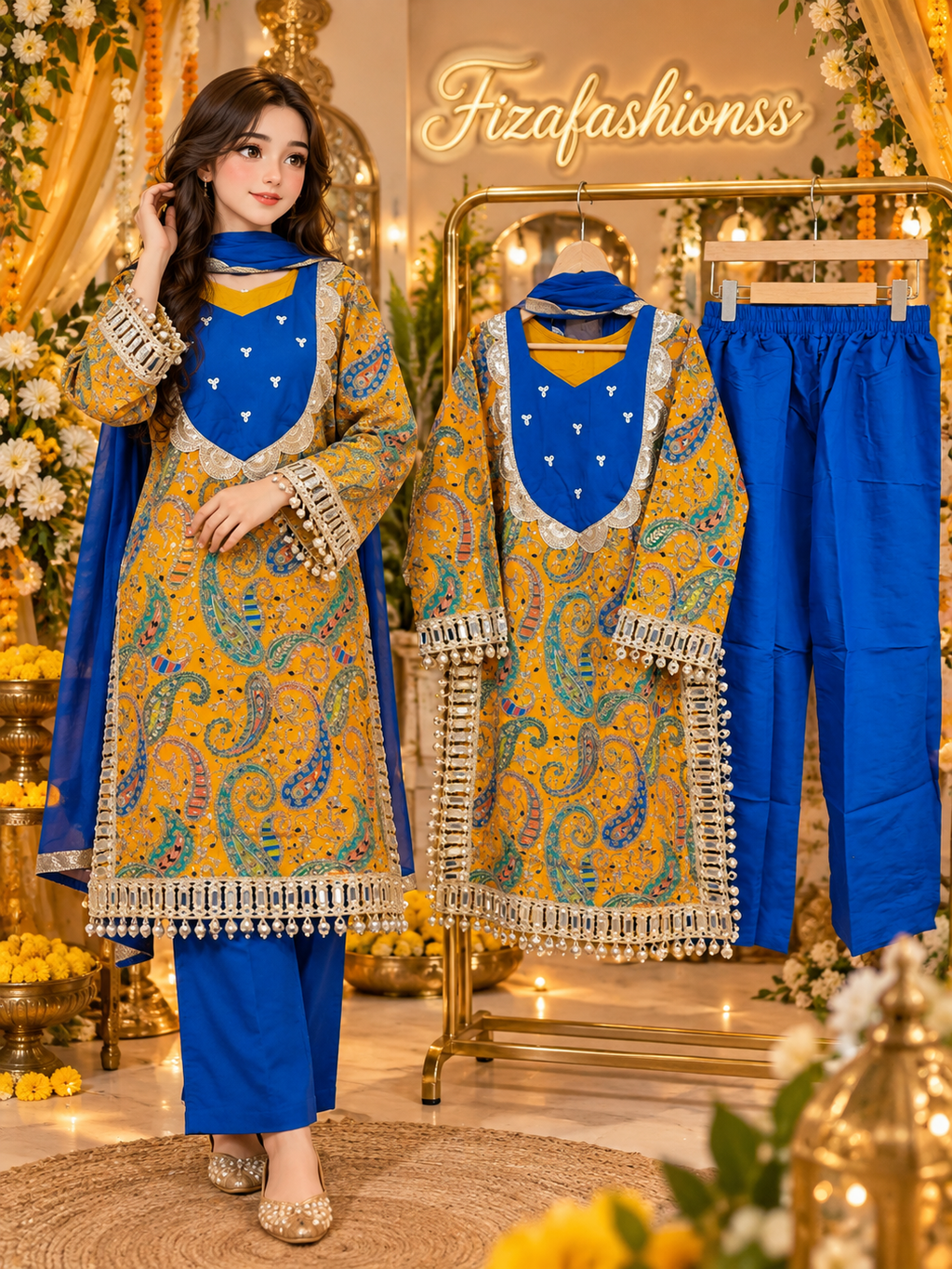 206 Designer Rajwadi suits