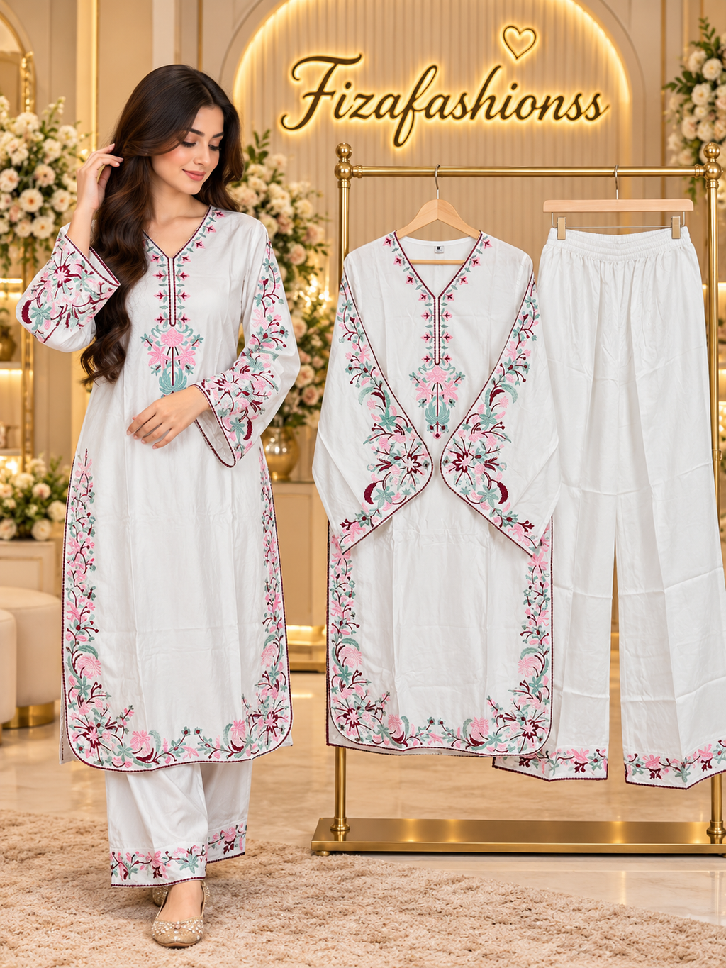 225 Embroidered suits