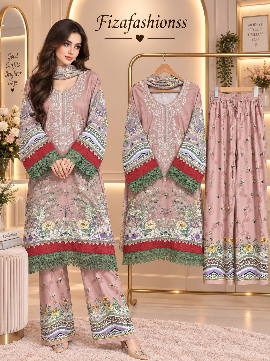 184 Pakistani printed suits