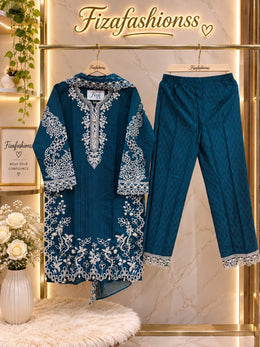 Peacock blue