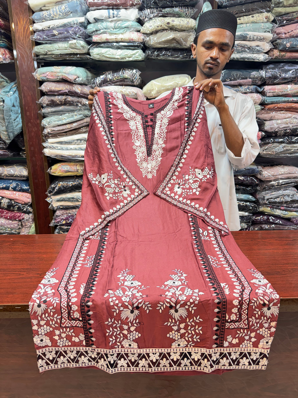 041 Bell sleeves Karachi suits