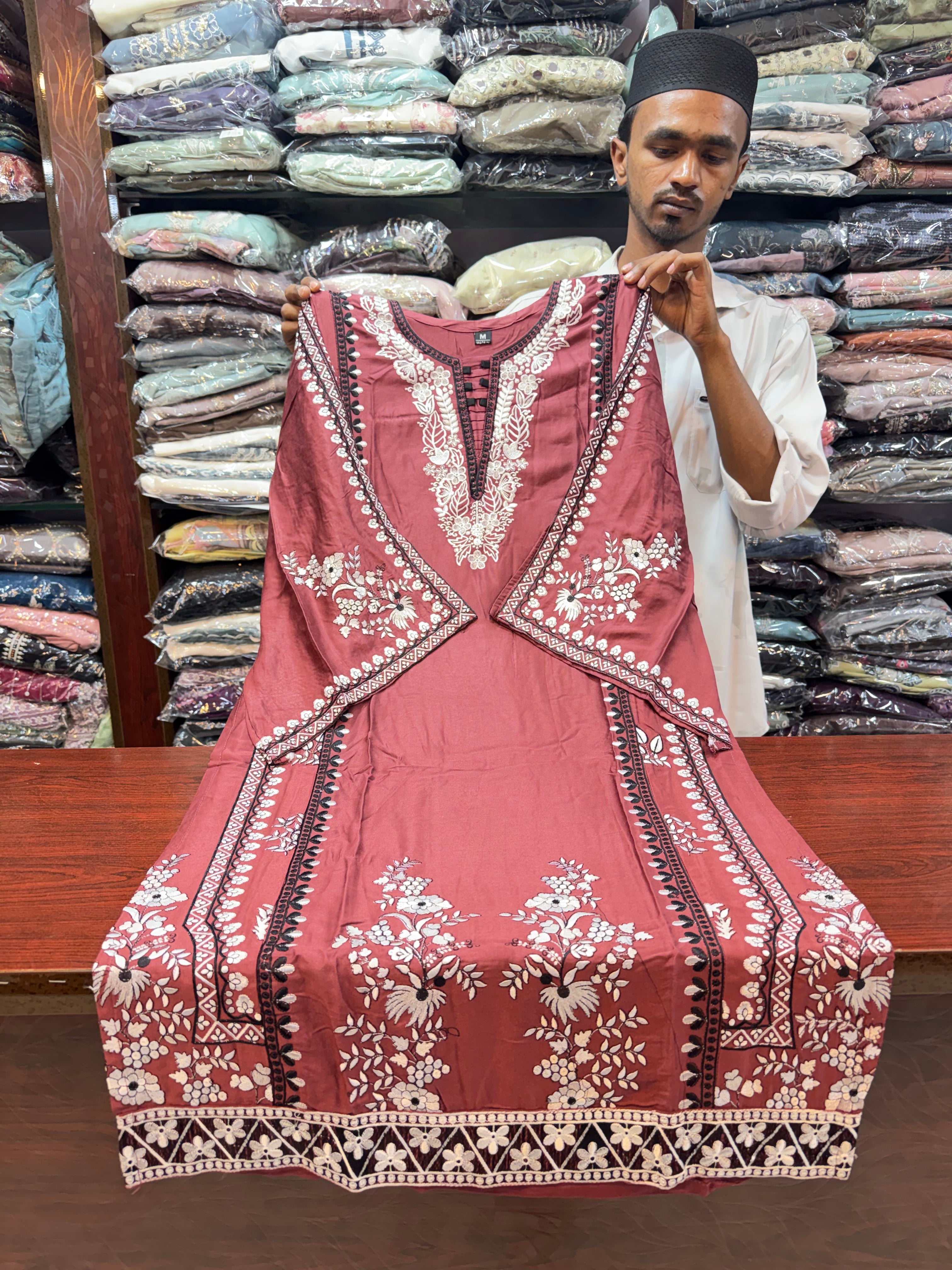 041 Bell sleeves Karachi suits