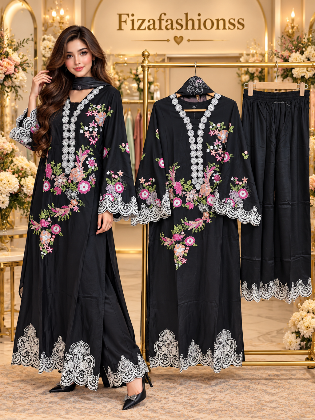 248 Long kaftan dress