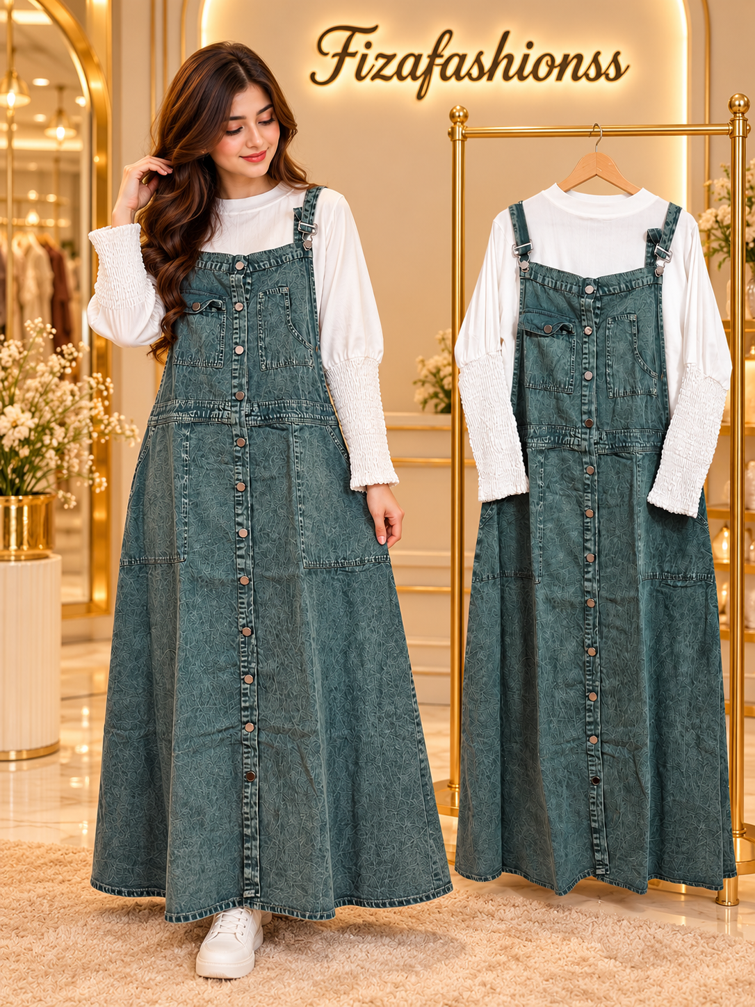 265 Imported denim gowns