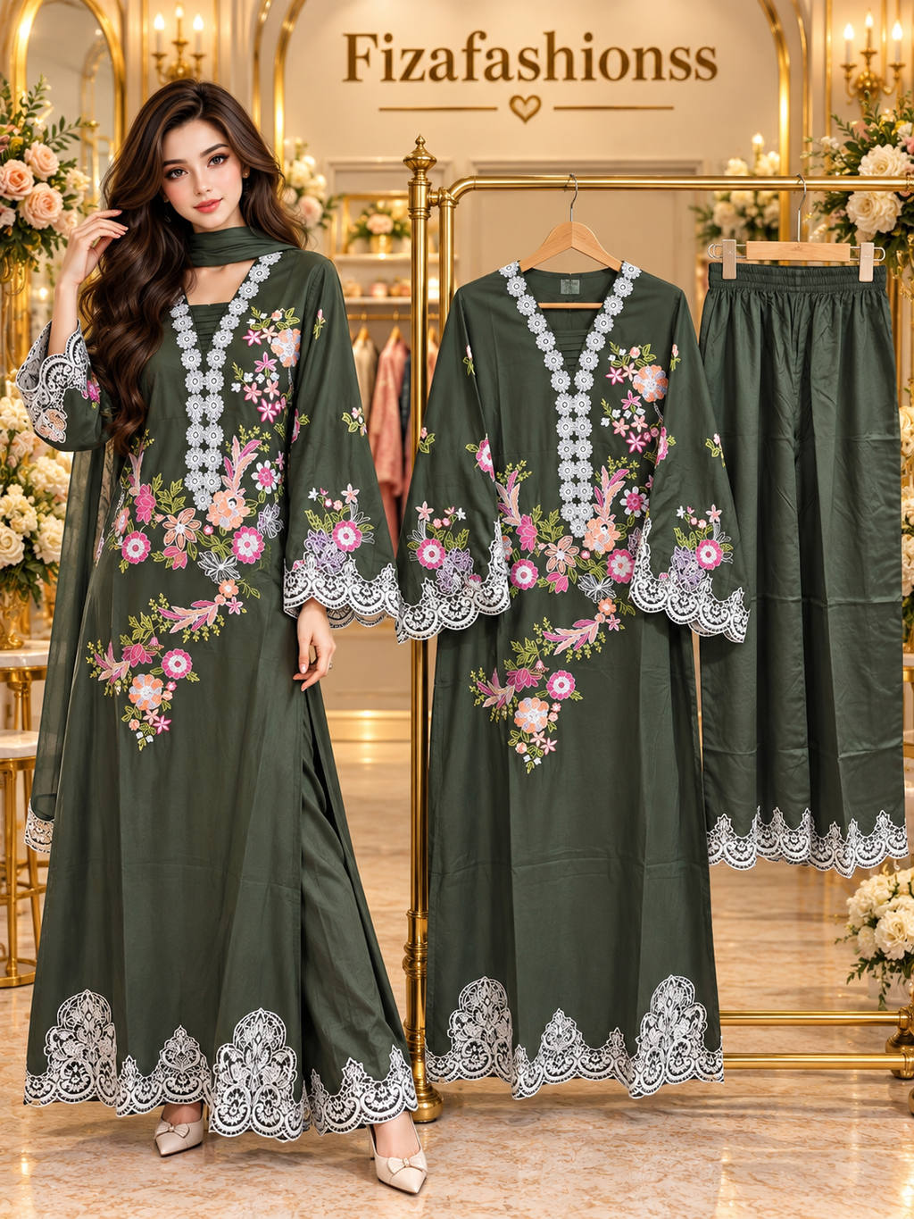 248 Long kaftan dress