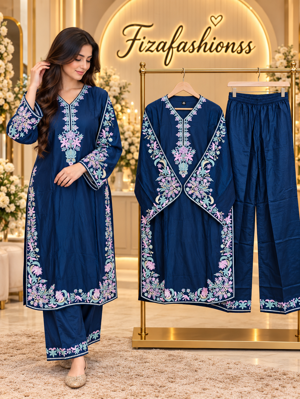 225 Embroidered suits