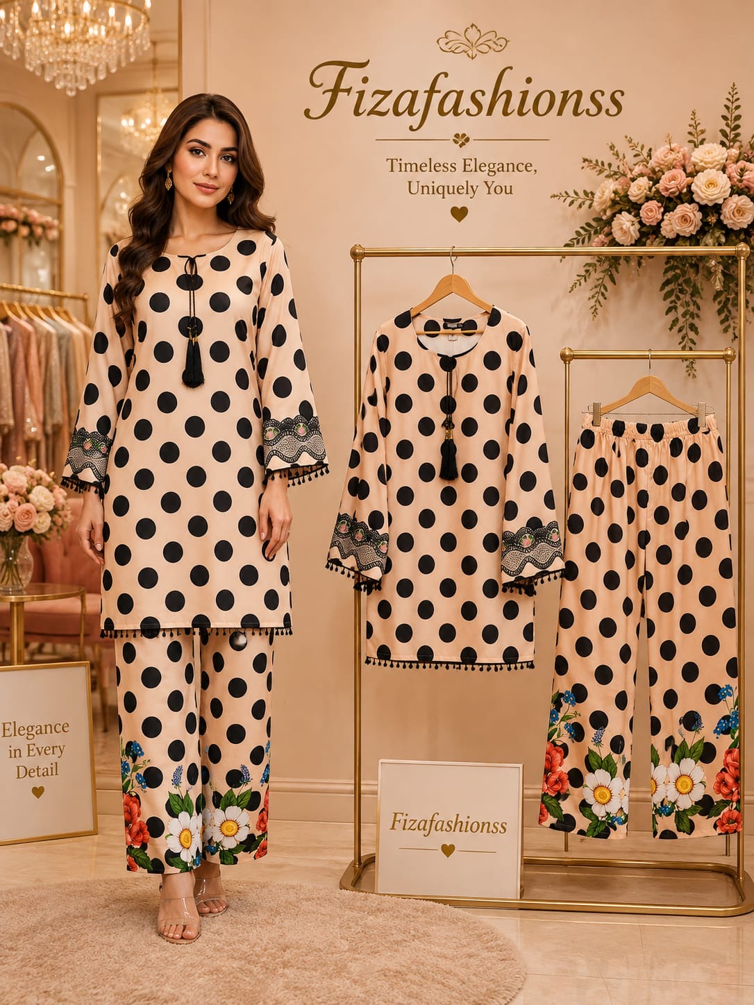 122 Polka dot coords
