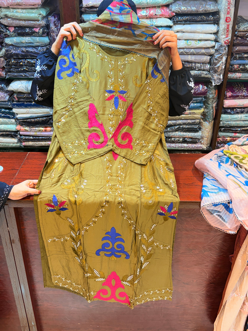 037 long kaftan dress