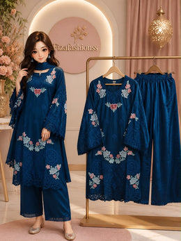 Peacock blue
