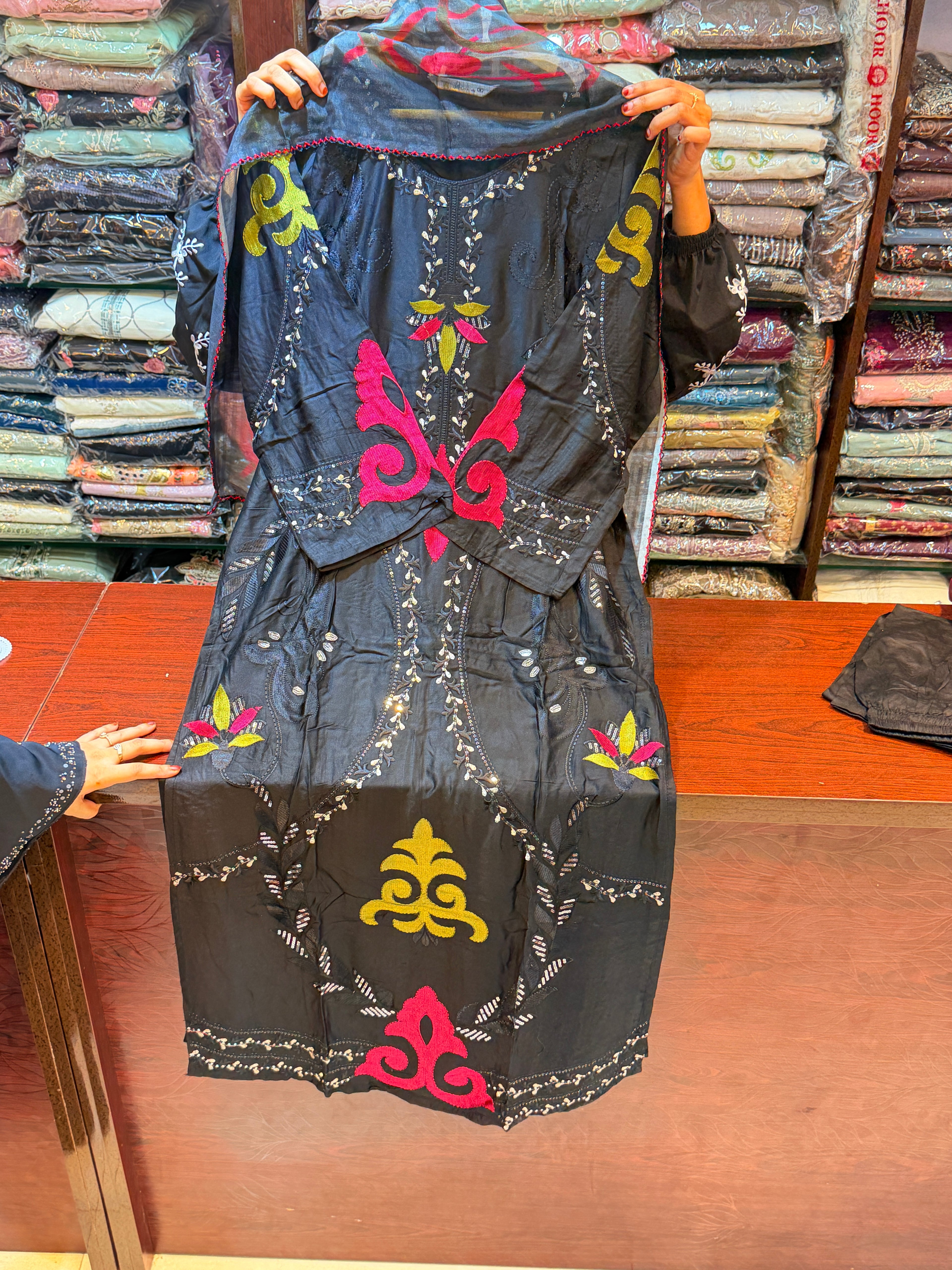 037 long kaftan dress