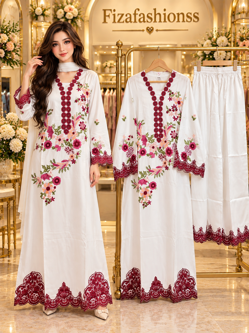 248 Long kaftan dress