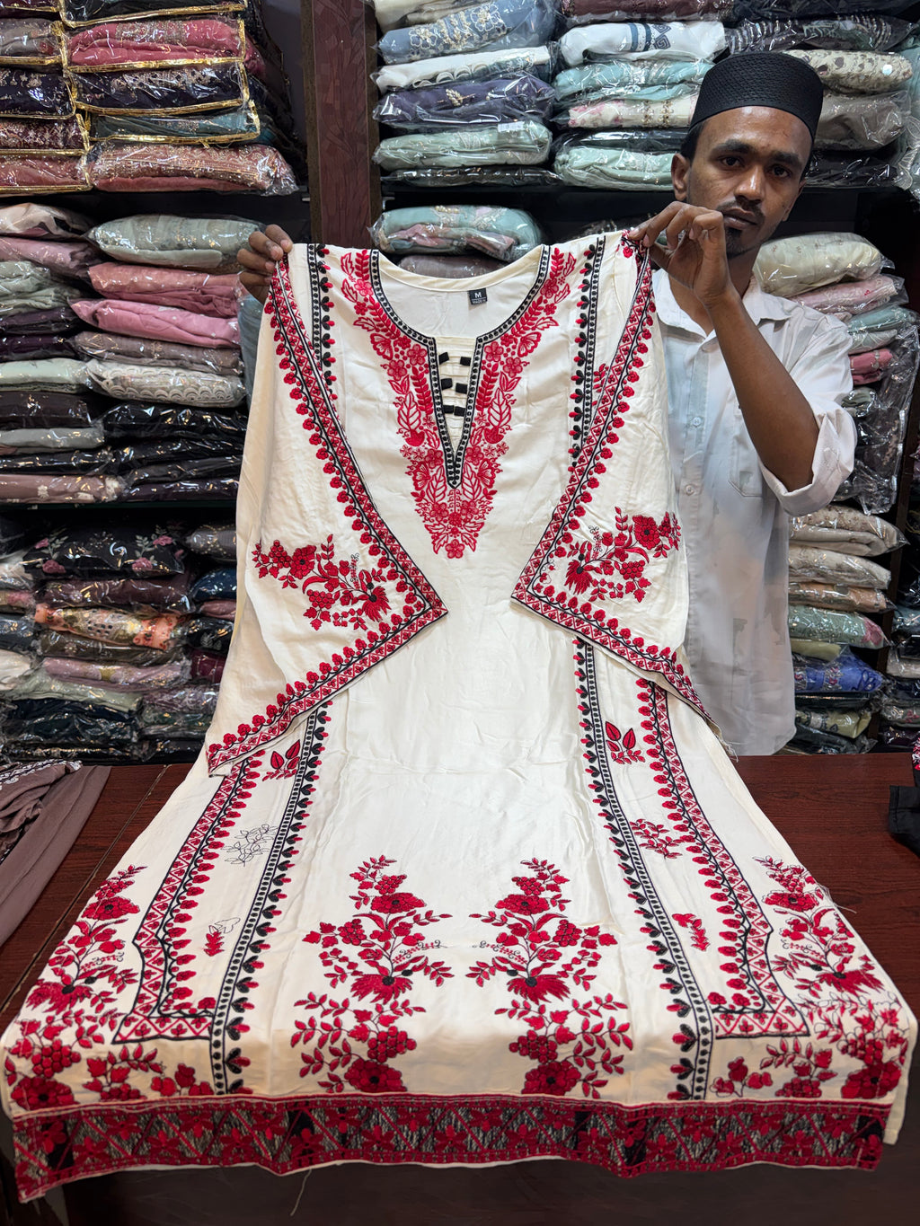 041 Bell sleeves Karachi suits