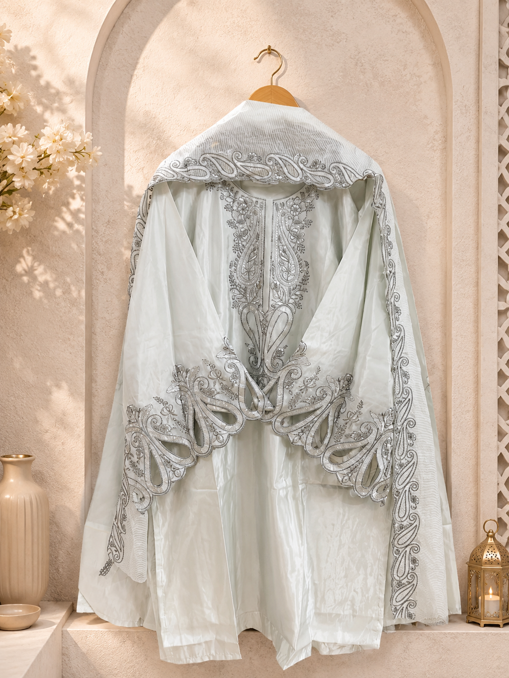 056 Broad Bell sleeves suits
