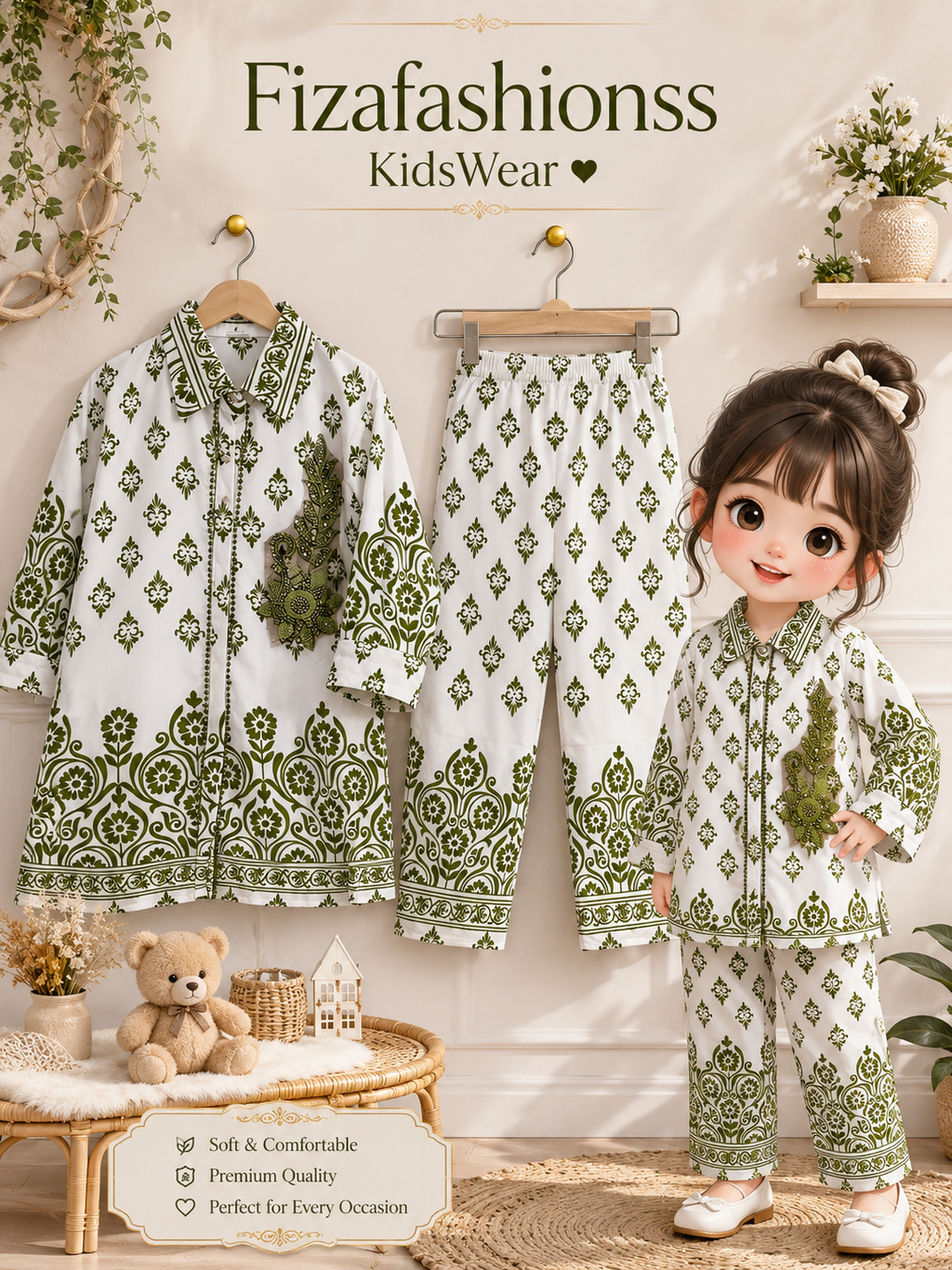 078 kids Glam coords