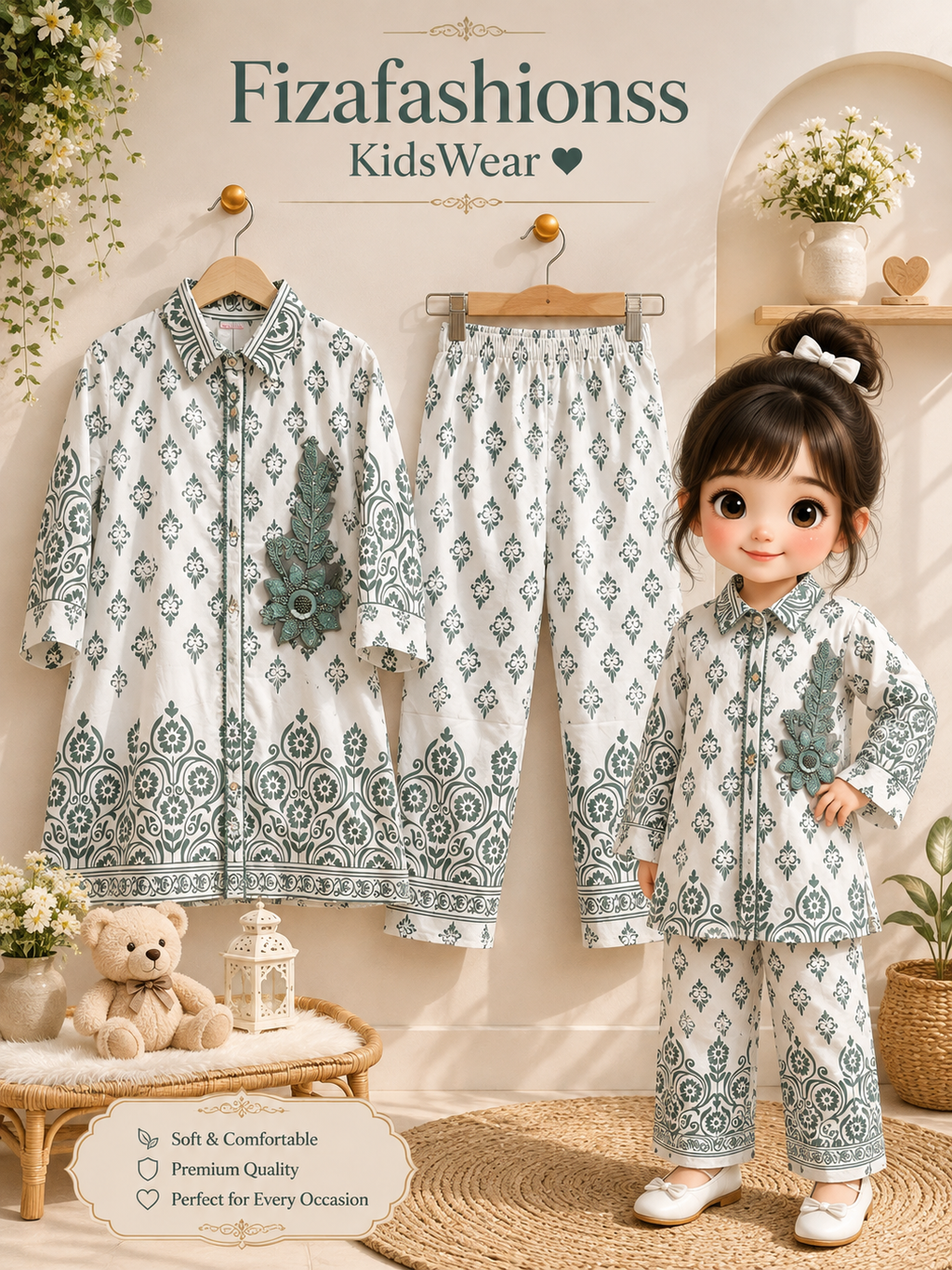 078 kids Glam coords