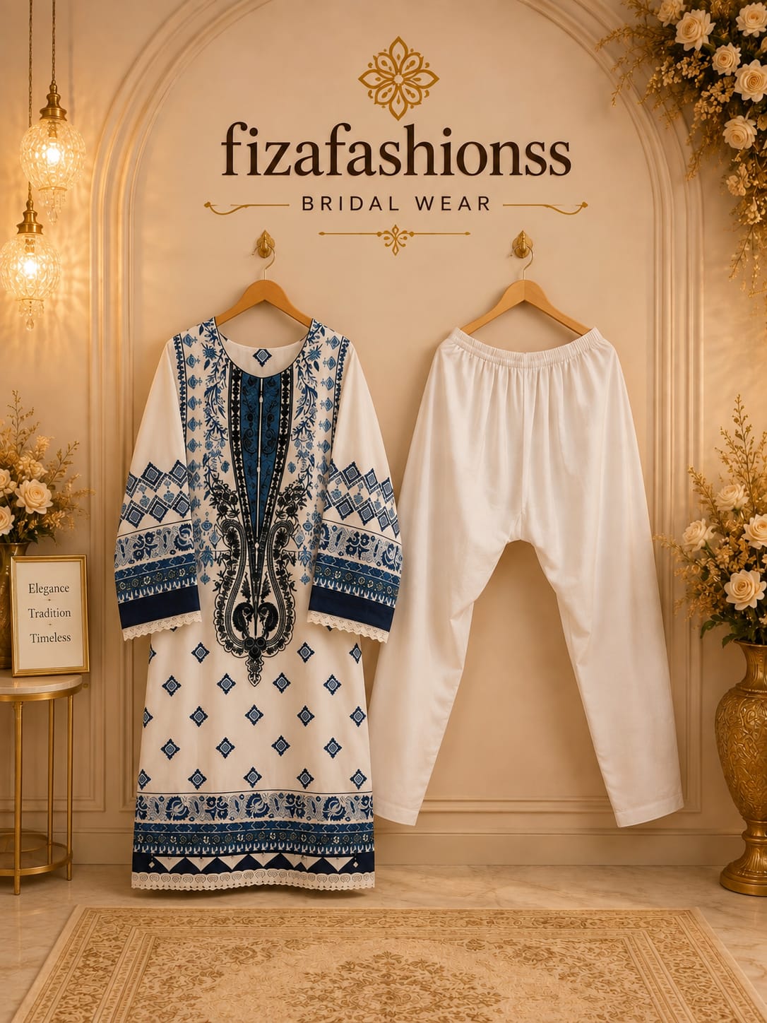 081 Embroidered Lawn suits