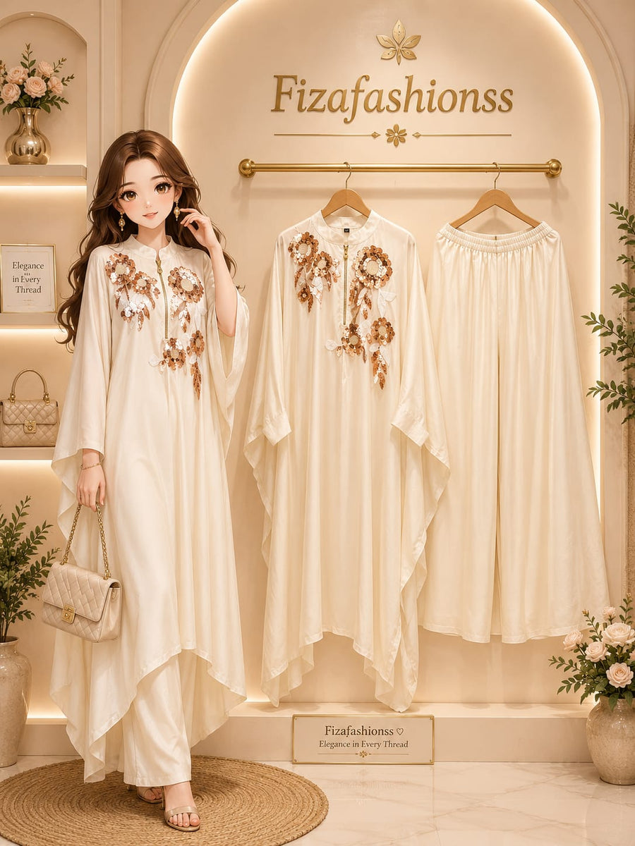 118 Pearl bloom kaftan set