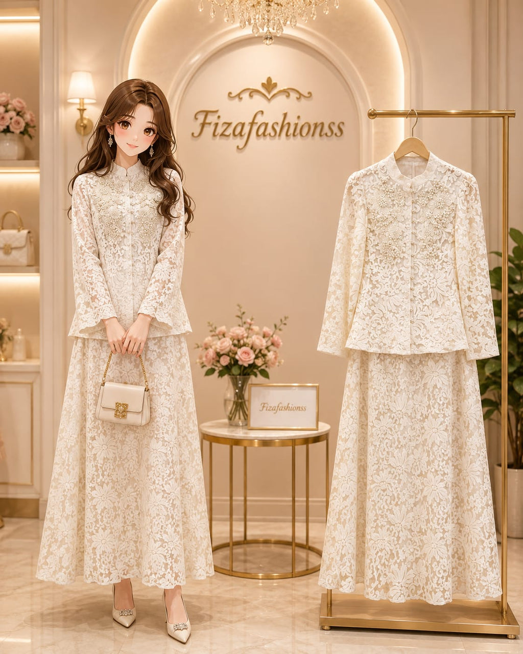 127 Turkish skirt set
