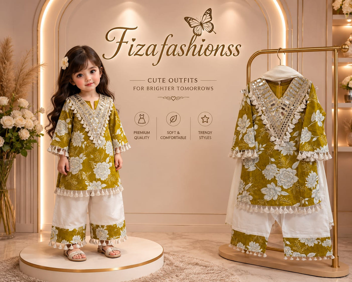 144 kids Rajwadi suits