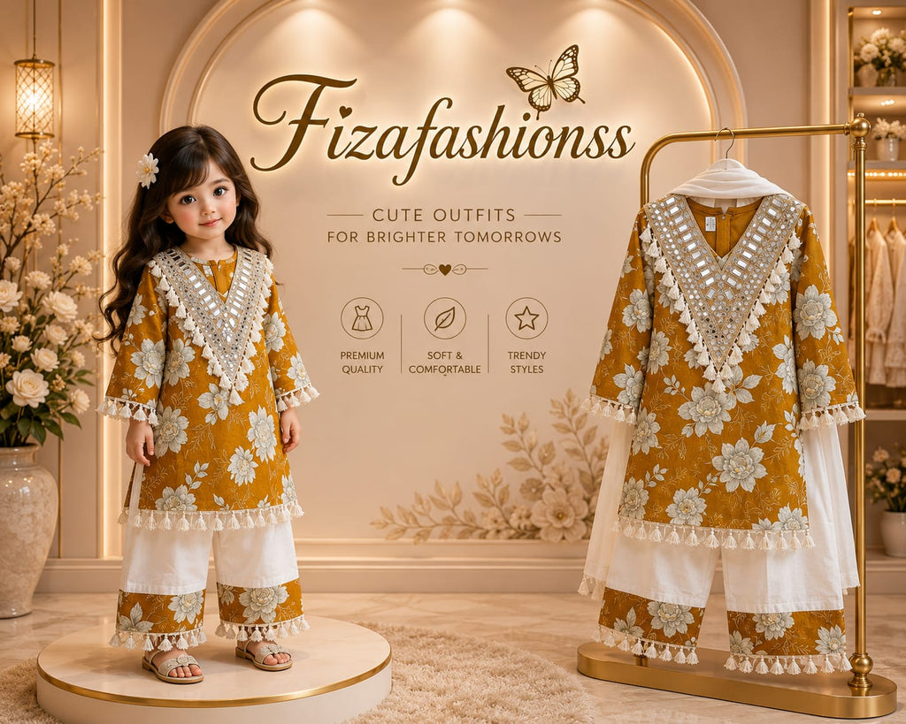 144 kids Rajwadi suits