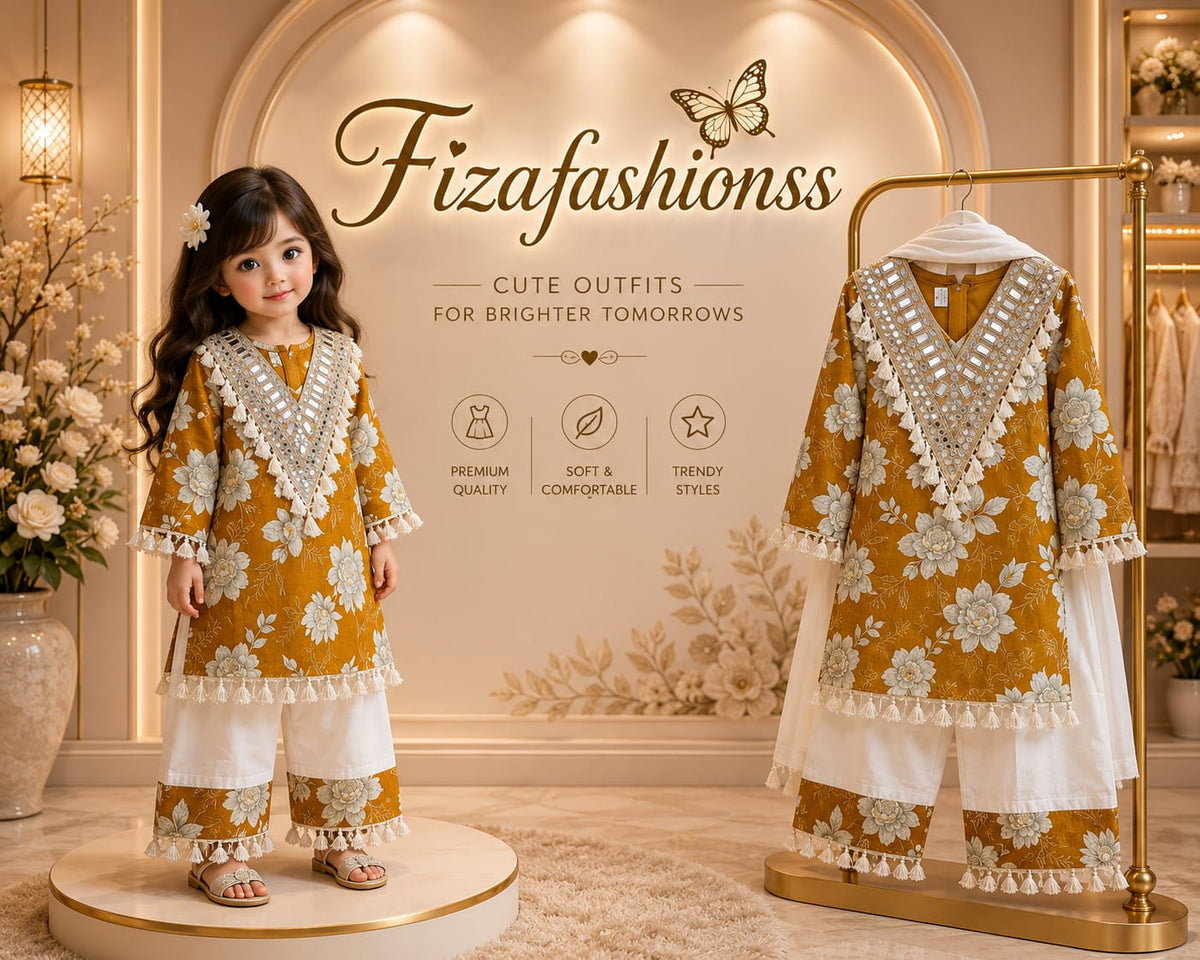 144 kids Rajwadi suits