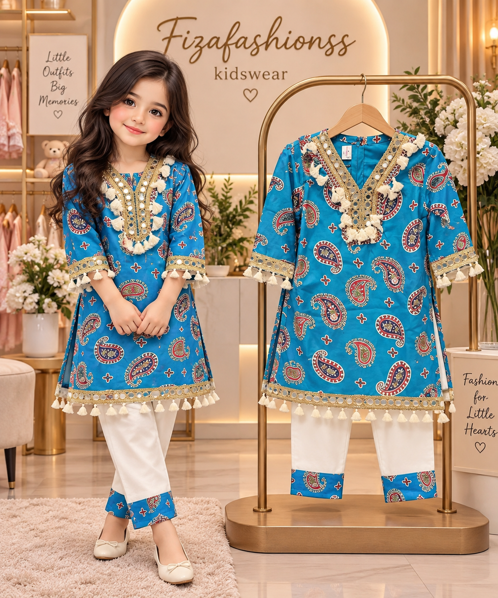 169 Kids Rajwadi suit