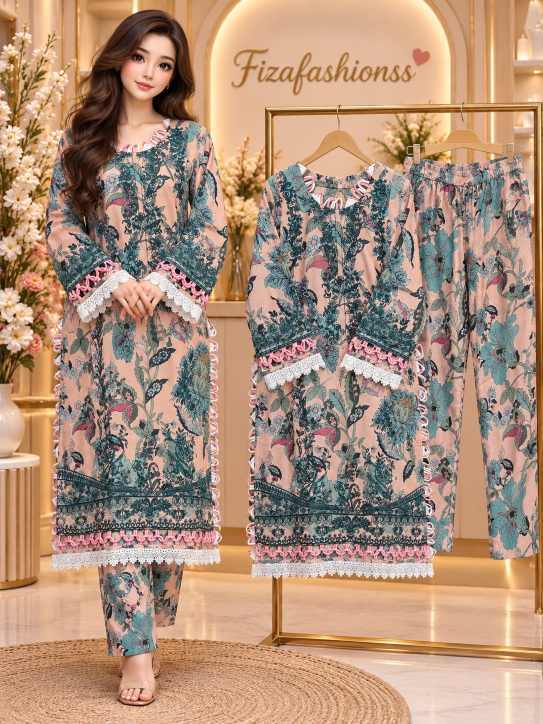 224 premium lawn suits