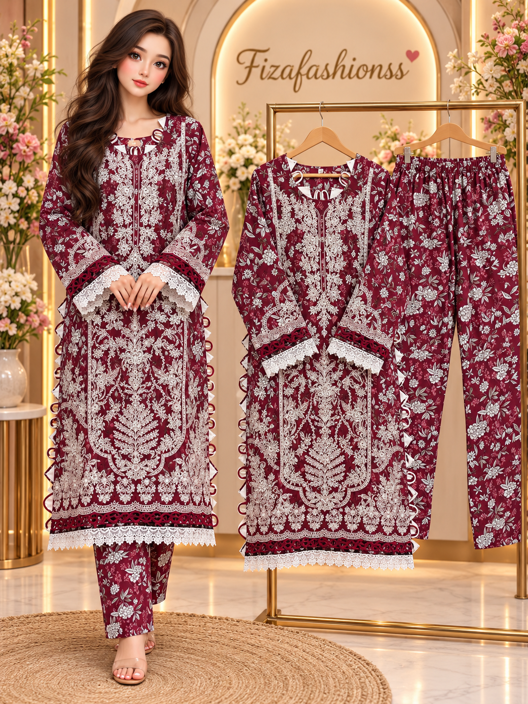 224 premium lawn suits