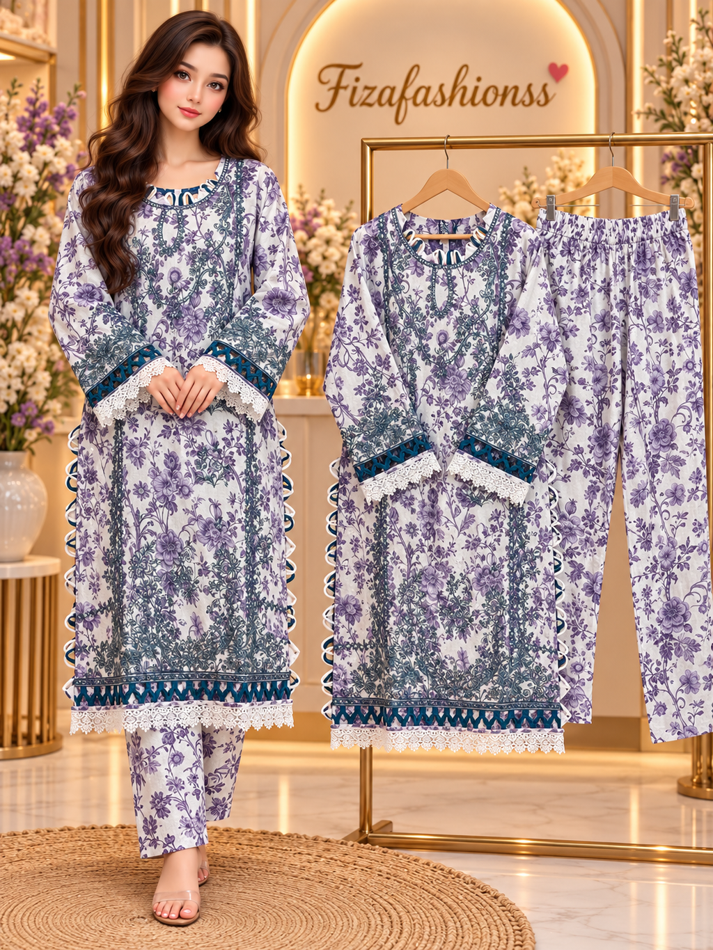 224 premium lawn suits