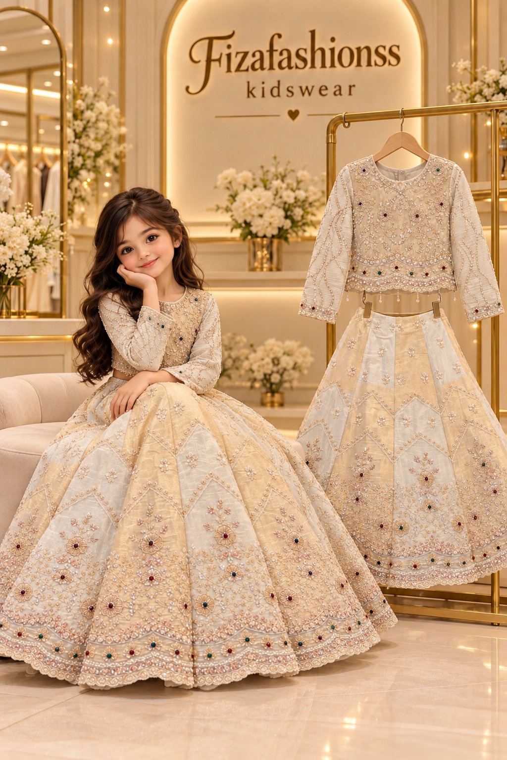 246 Sona chandi wedding lehenga