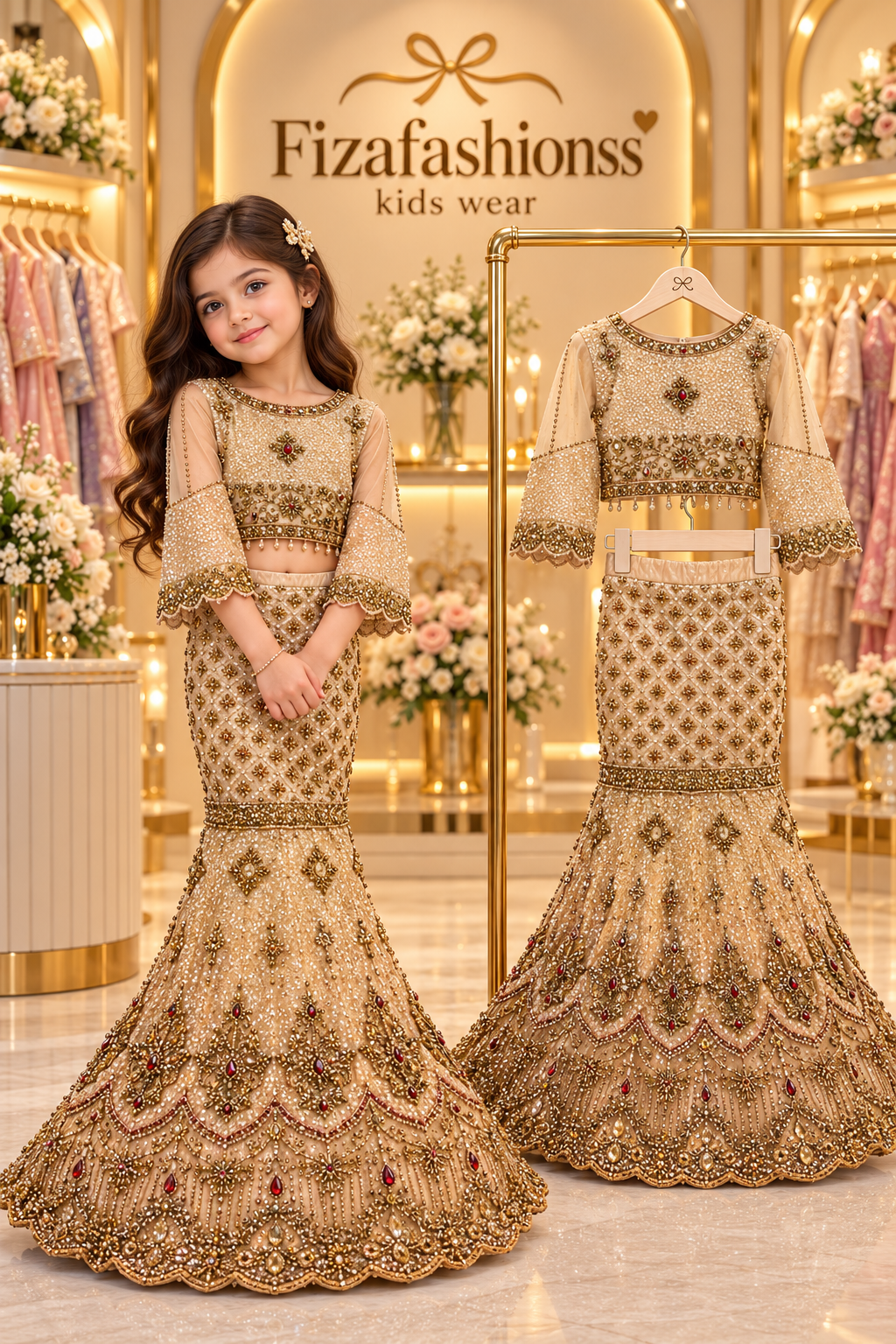 262 Mermaid lehenga