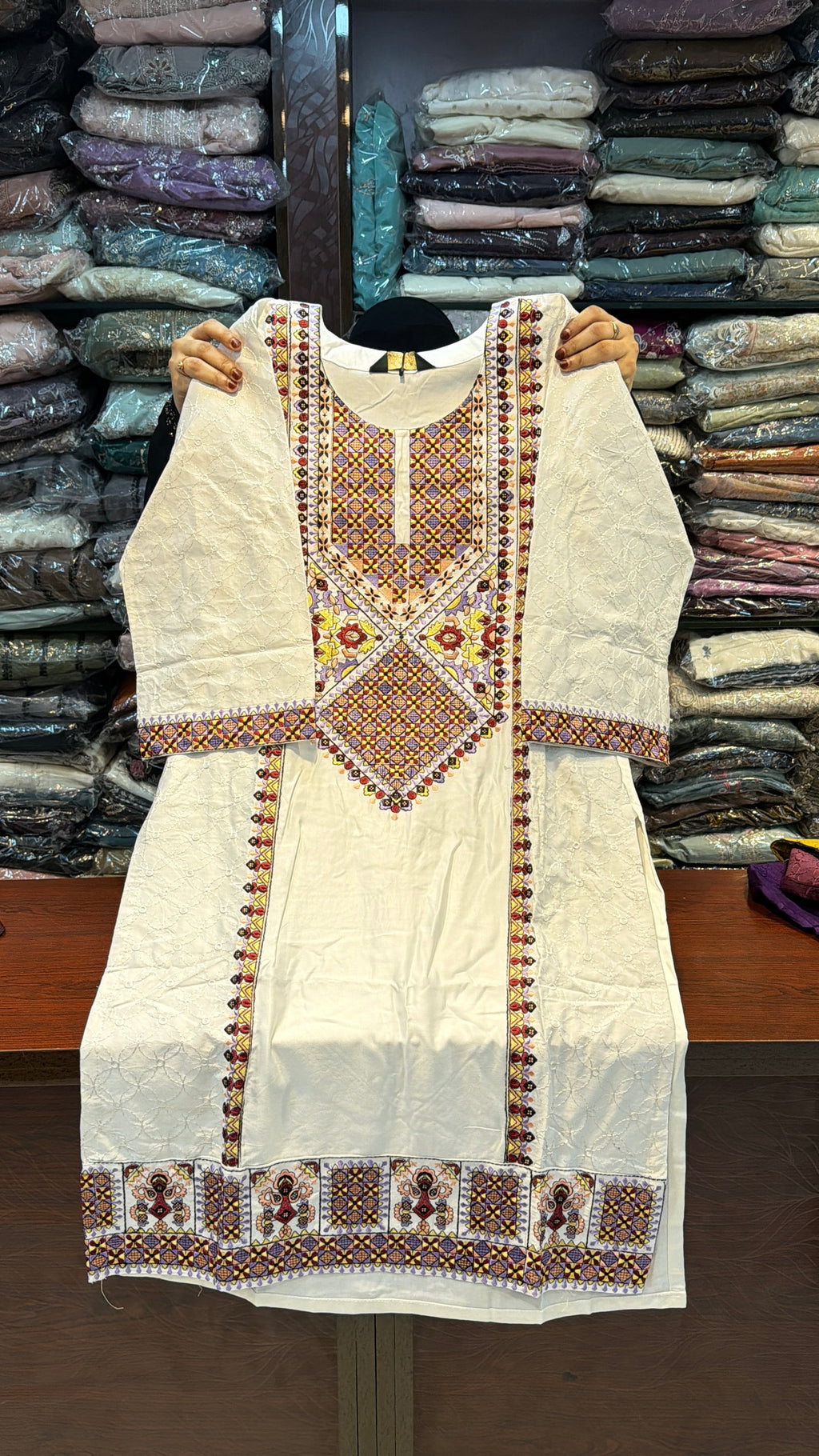 Embroidered suits