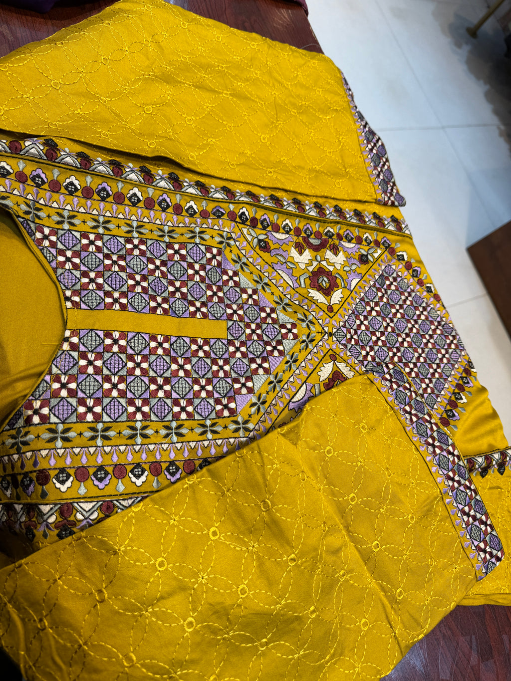 Embroidered suits