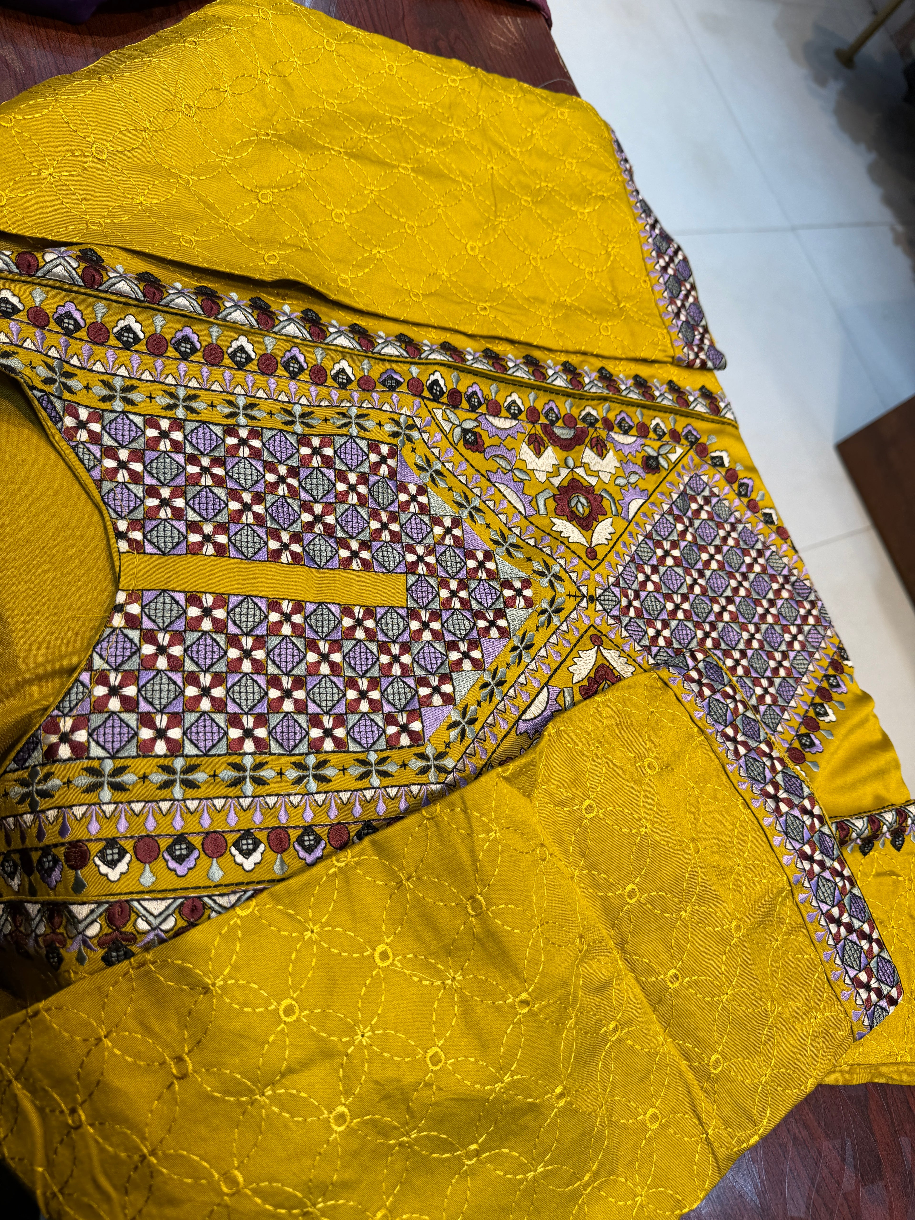 Embroidered suits